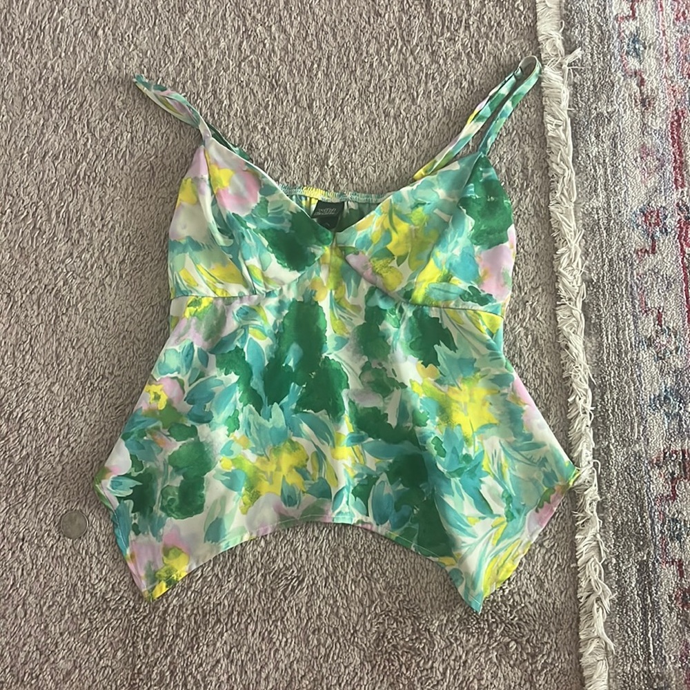 Wildfable xs satin tank top